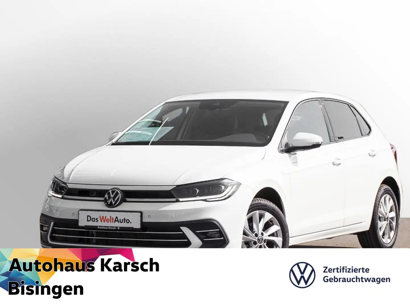 Volkswagen Polo 1.0 TSI Style KLIMA, ALU, PDC, IQ.DRIVE LED Blanc - 1