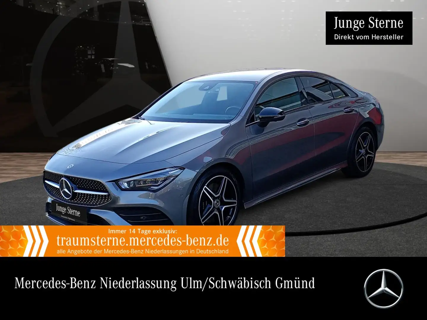 Mercedes-Benz CLA 250 4M AMG+NIGHT+360°+MULTIBEAM+TOTW+7G Grau - 1