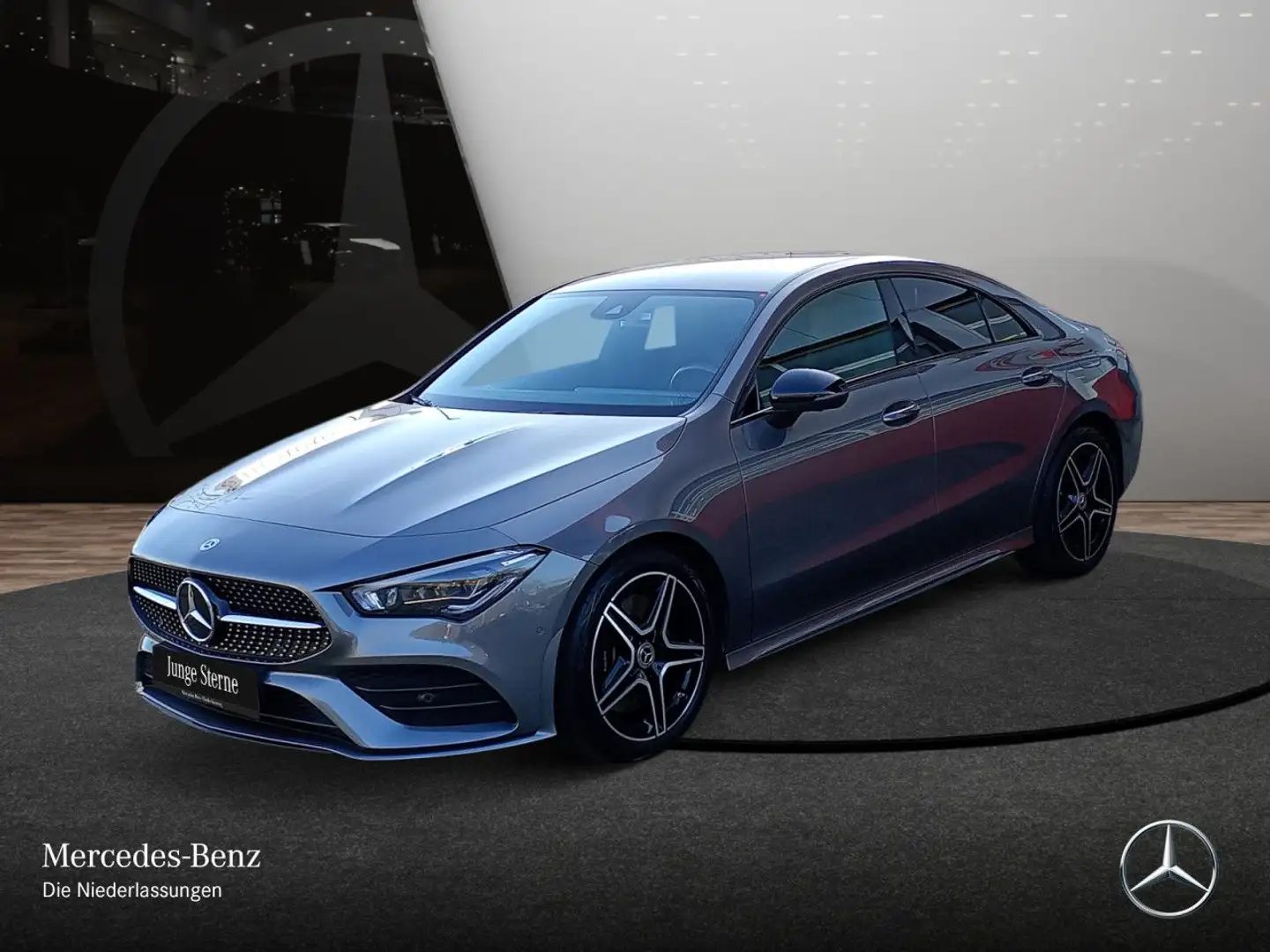 Mercedes-Benz CLA 250 4M AMG+NIGHT+360°+MULTIBEAM+TOTW+7G Grau - 2