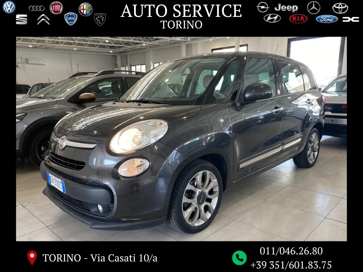 Fiat 500L 500L Living Living 1.6 mjt Lounge 105cv Grigio - 1