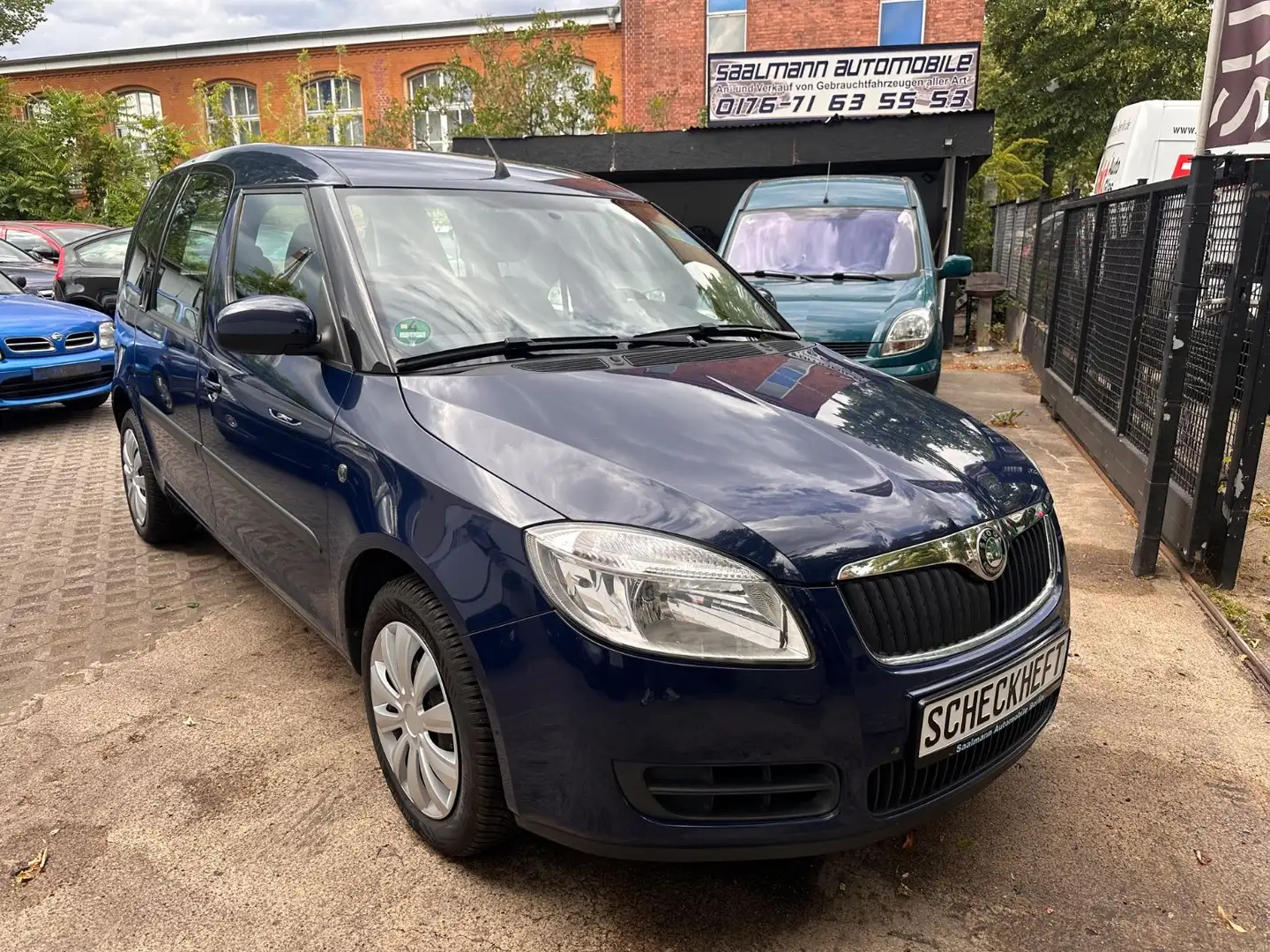 Skoda Roomster Style*2.Hand*Automatik*S.Heft* Blau - 1