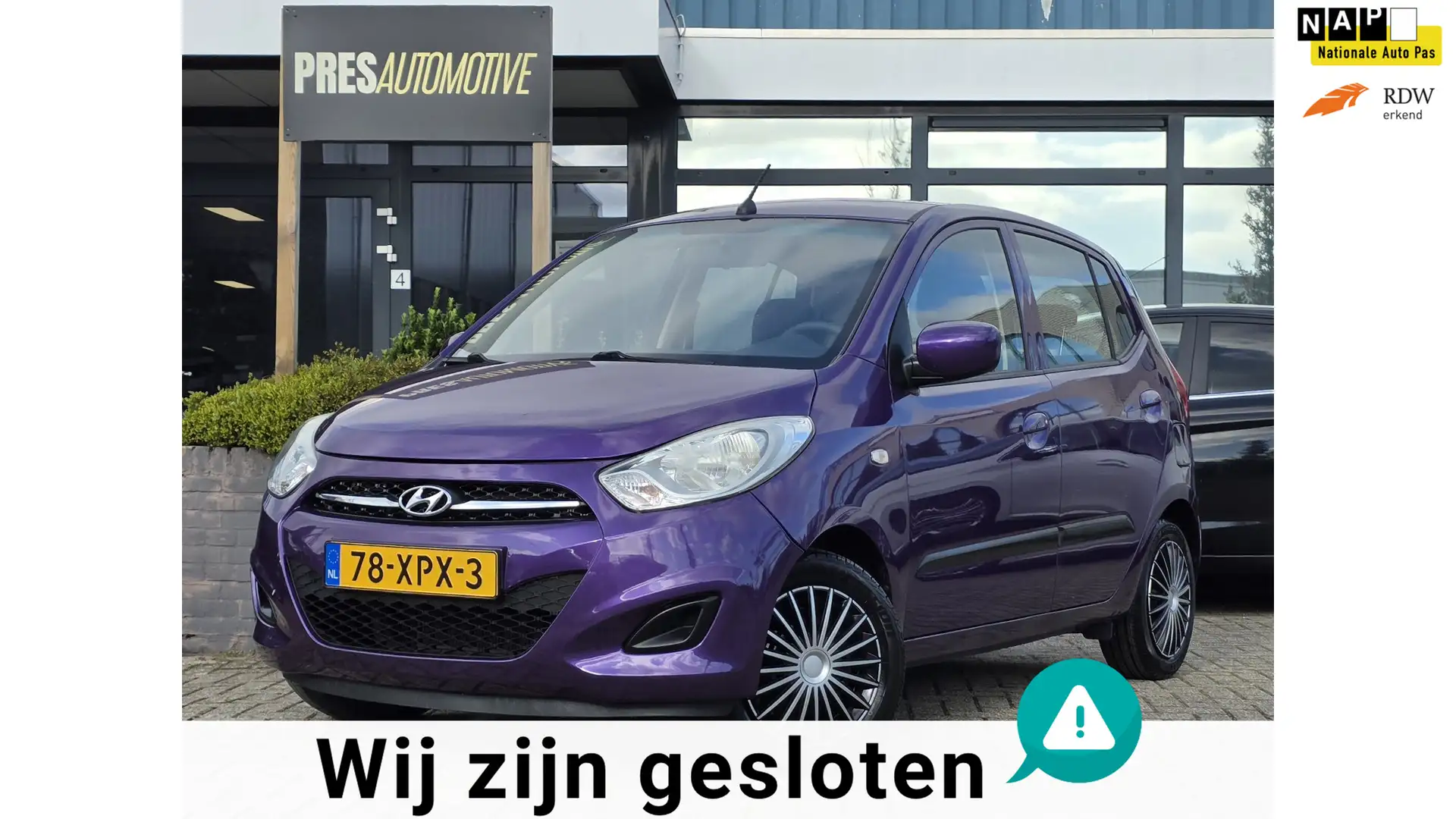 Hyundai i10 1.2 i-Drive |AUTOMAAT|CARPLAY|ELEKTRISCHE RAMEN Mauve - 1