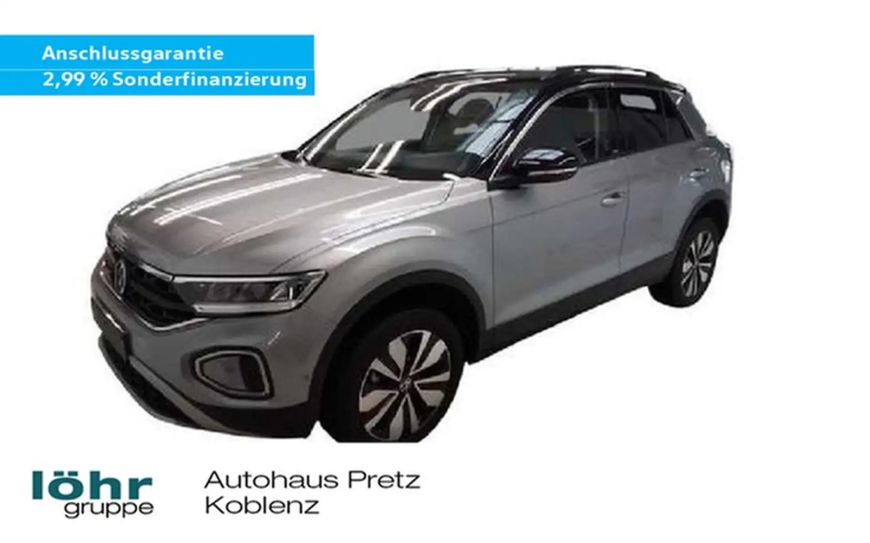 Volkswagen T-Roc 1.5 TSI Move "2,49%" AHK, Navi., Tel., PDC, SHZ... Argent - 1