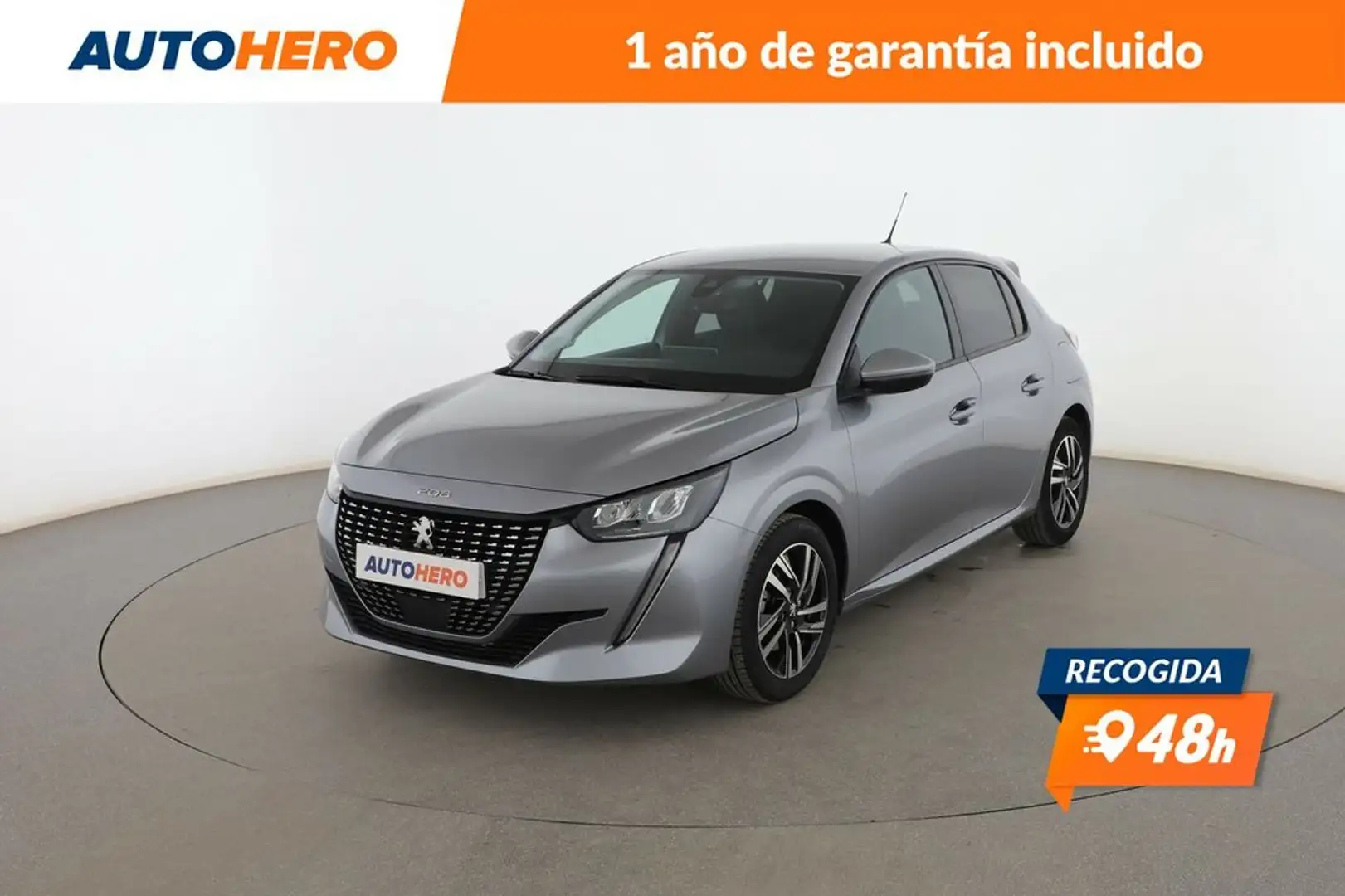 Peugeot 208 1.2 Puretech S&S Allure Pack 100 Gris - 1