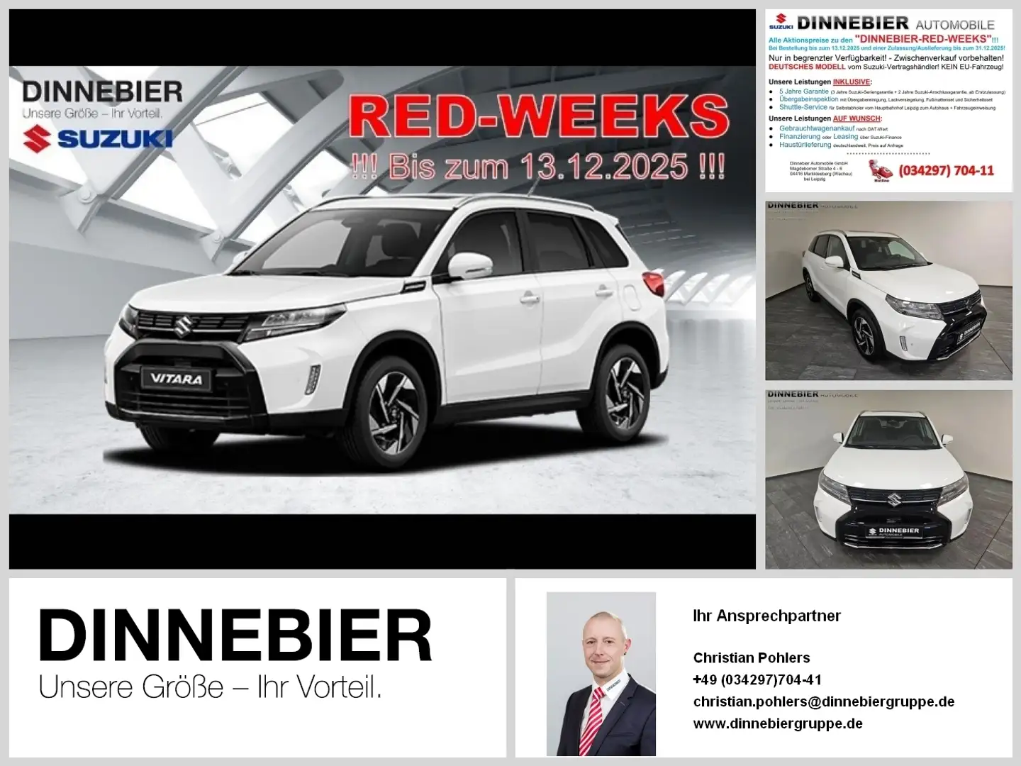 Suzuki Vitara Comfort+ 4x4 Allgrip (AGS) *5 Jahre Garantie* Blanc - 1