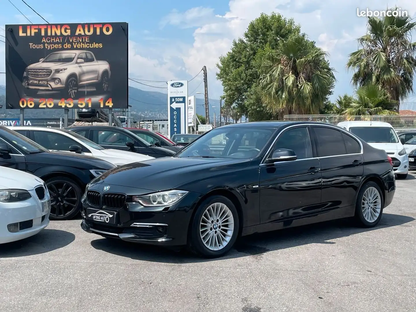 BMW 318 318dA 143ch Luxury Noir - 1