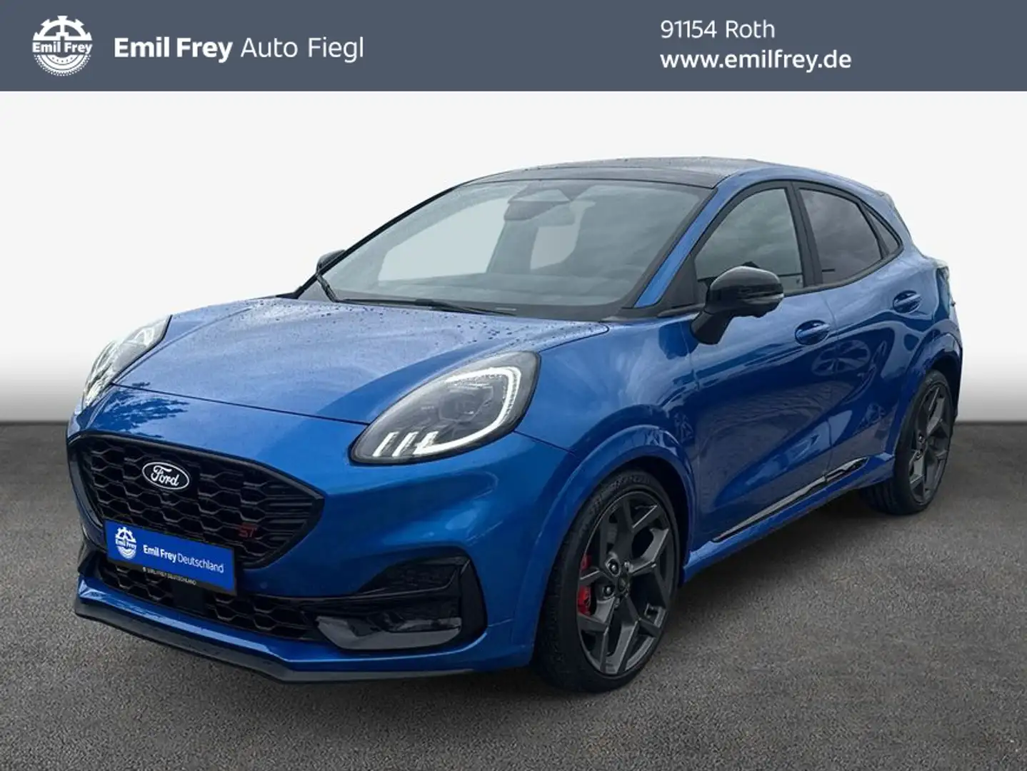 Ford Puma ST 1.0 EcoBoost Hybrid Aut. 117 kW, 5-türig Bleu - 1