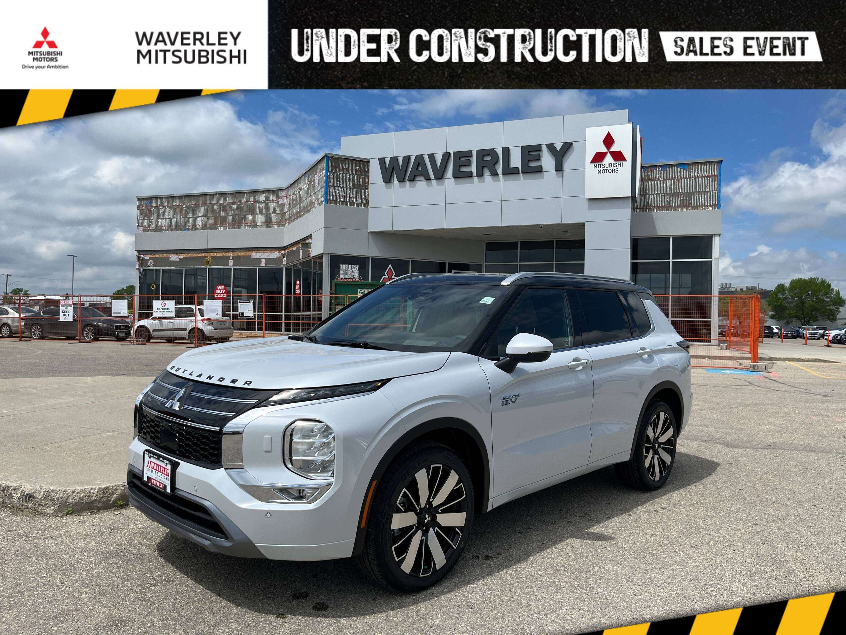 White 2026 Mitsubishi Outlander Hybrid Plug-in SUV / Crossover  1-Speed Automatic