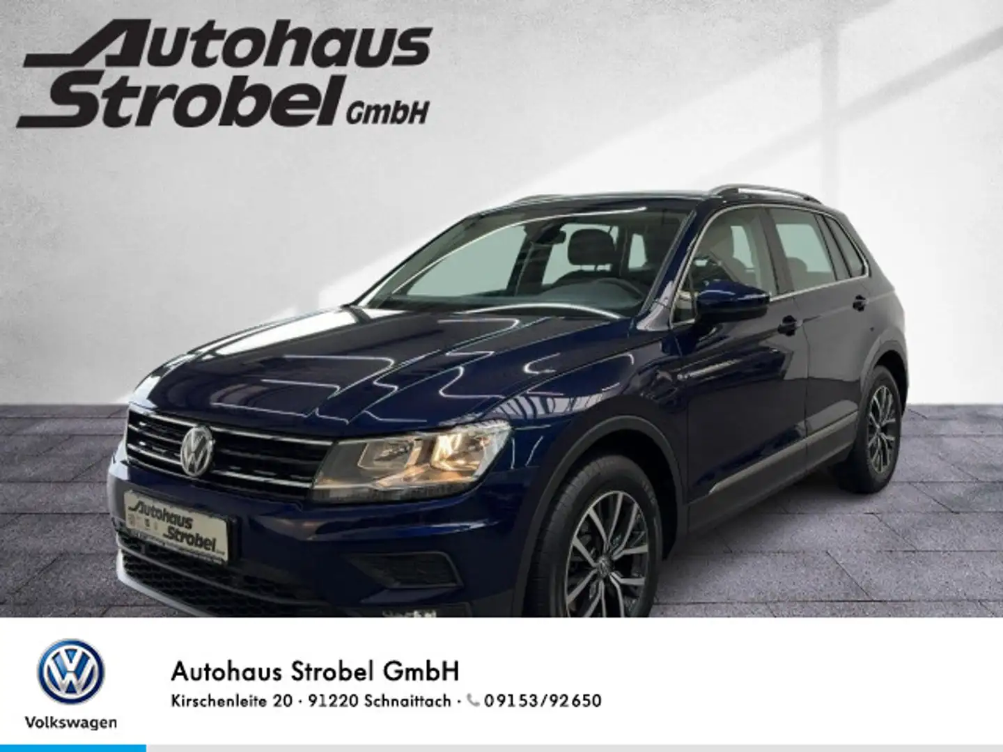 Volkswagen Tiguan 1.5 TSI DSG Comfortline ACC Navi AHK Lane Blau - 1
