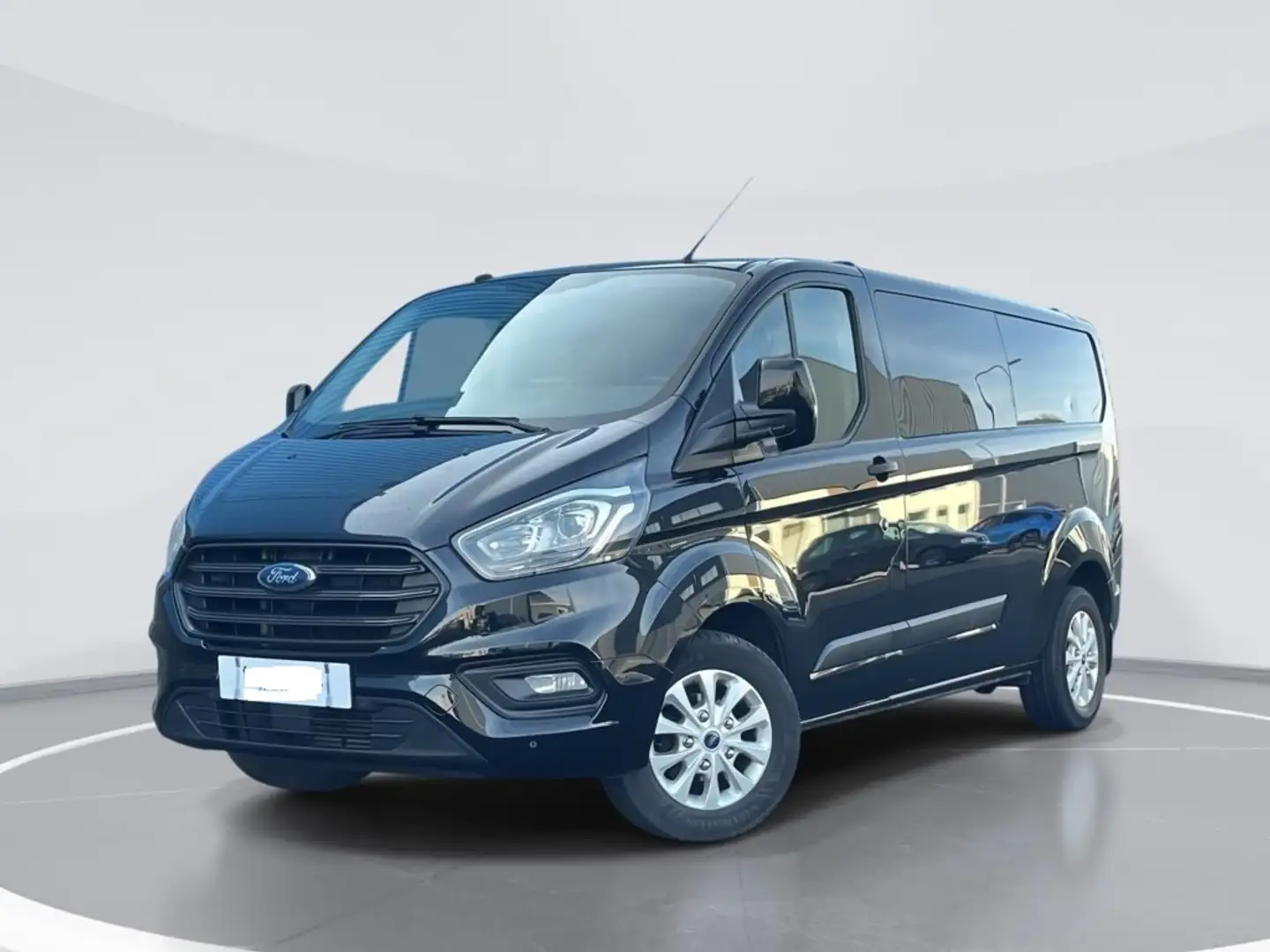 Ford Transit Custom FT 320 L2 Kombi Trend EcoBlue 130 Zwart - 1