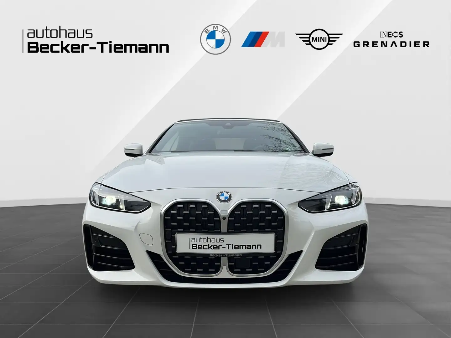 BMW 420 i Cabrio M Sport HUD DrivAss ACC ParkAss+ Weiß - 2