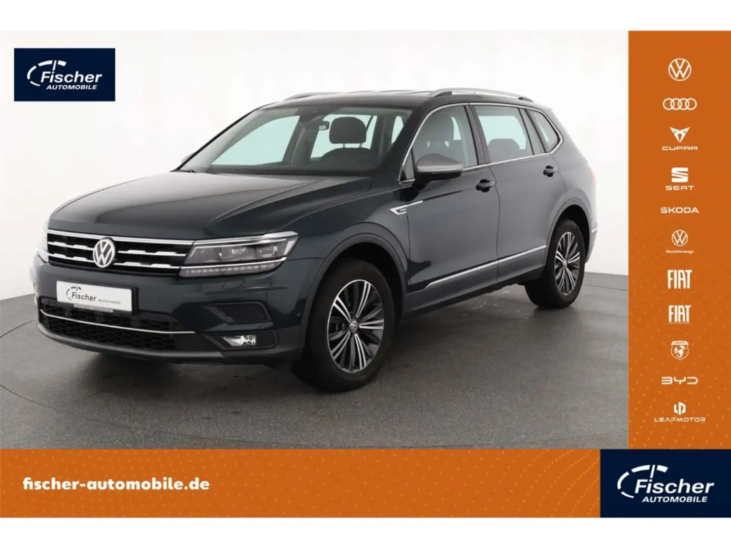 Volkswagen Tiguan Allspace 2.0 TDI 4Mot. Highline DSG AHK Groen - 1