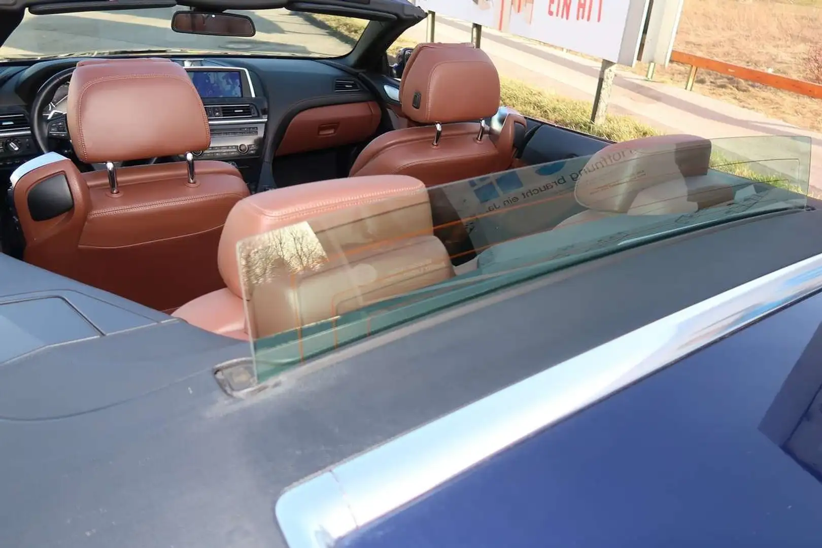 BMW 640 640i Cabrio Österreich-Paket Aut. Blau - 2