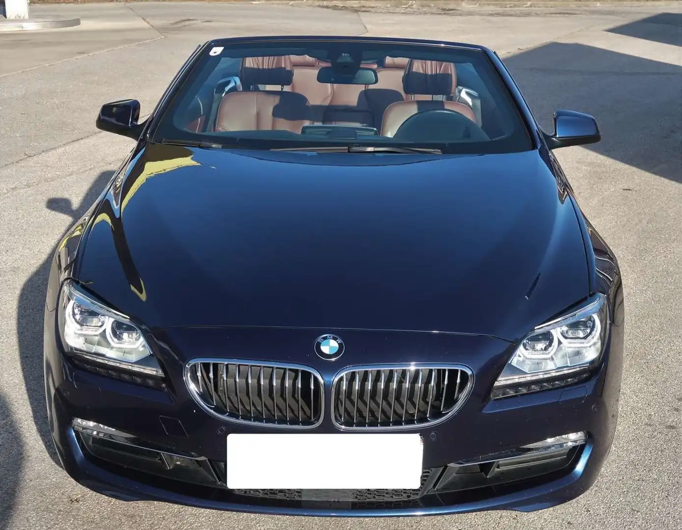 BMW 640 640i Cabrio Österreich-Paket Aut. Blau - 1