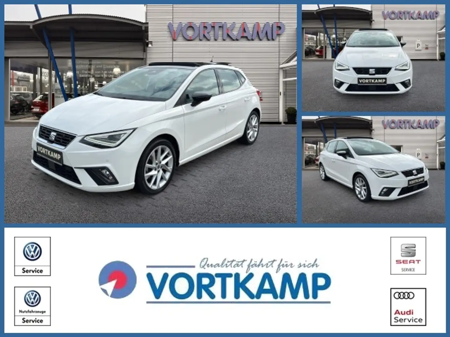 SEAT Ibiza FR DSG Pano/Kamera/LED/MirrorLink Weiß - 1