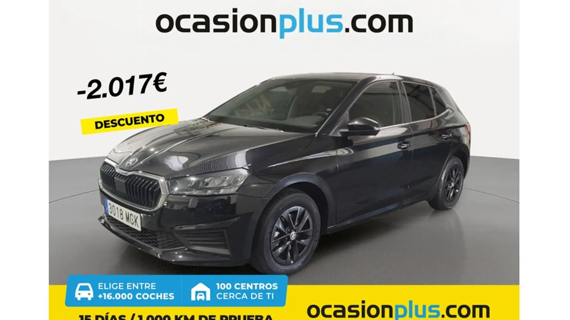 Skoda Fabia 1.0 TSI Ambition DSG 81kW Negro - 1