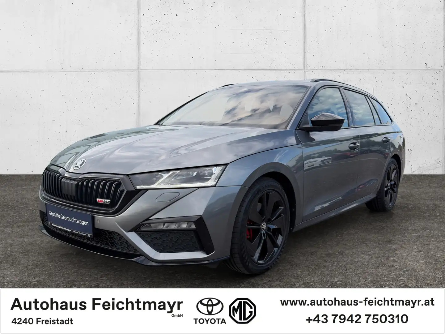 Skoda Octavia RS Kombi 2,0 TDI 4x4 DSG 5t. Grau - 1