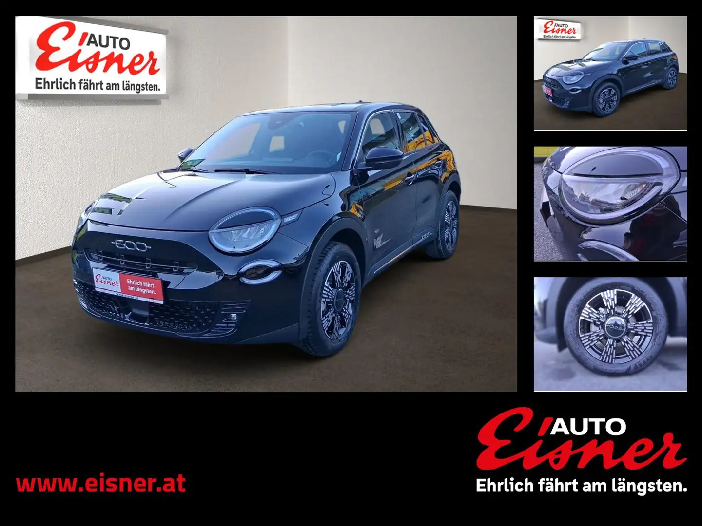 Fiat 600 HYBRID POP T-GEN3 110 Schwarz - 1