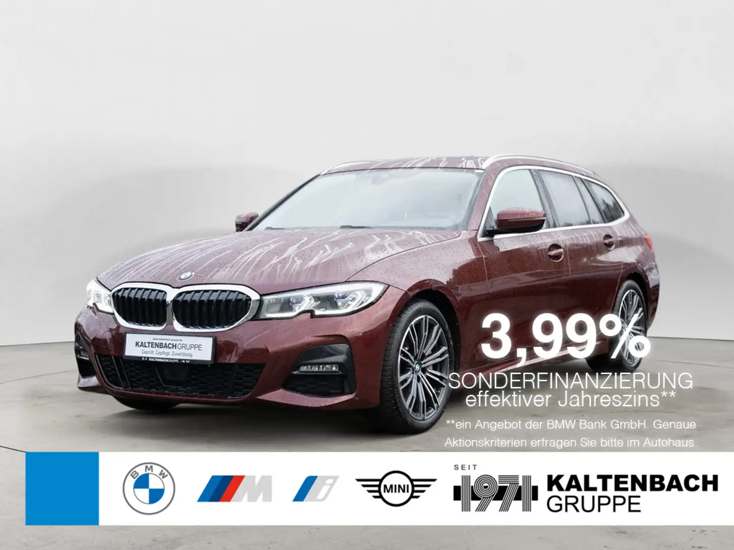 BMW 330 d Touring xDrive M-Sport PANO LASER LED Rood - 1