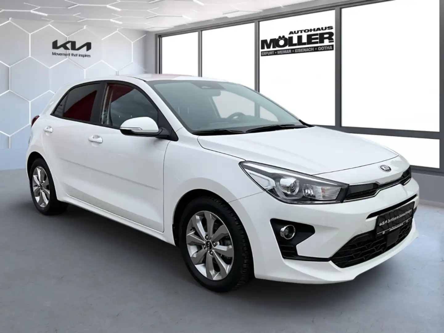Kia Rio Vision 1.2T Navi Kamera Tempomat Spurhalteass. PDC Weiß - 2