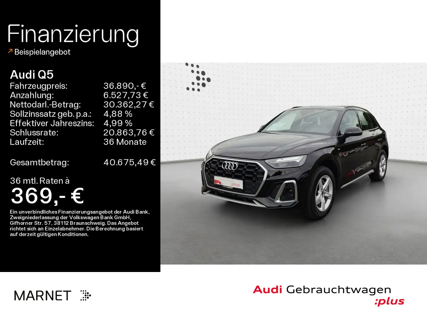 Audi Q5 50 TFSI e S line quattro*Stadt/Tour*virtual c Zwart - 1