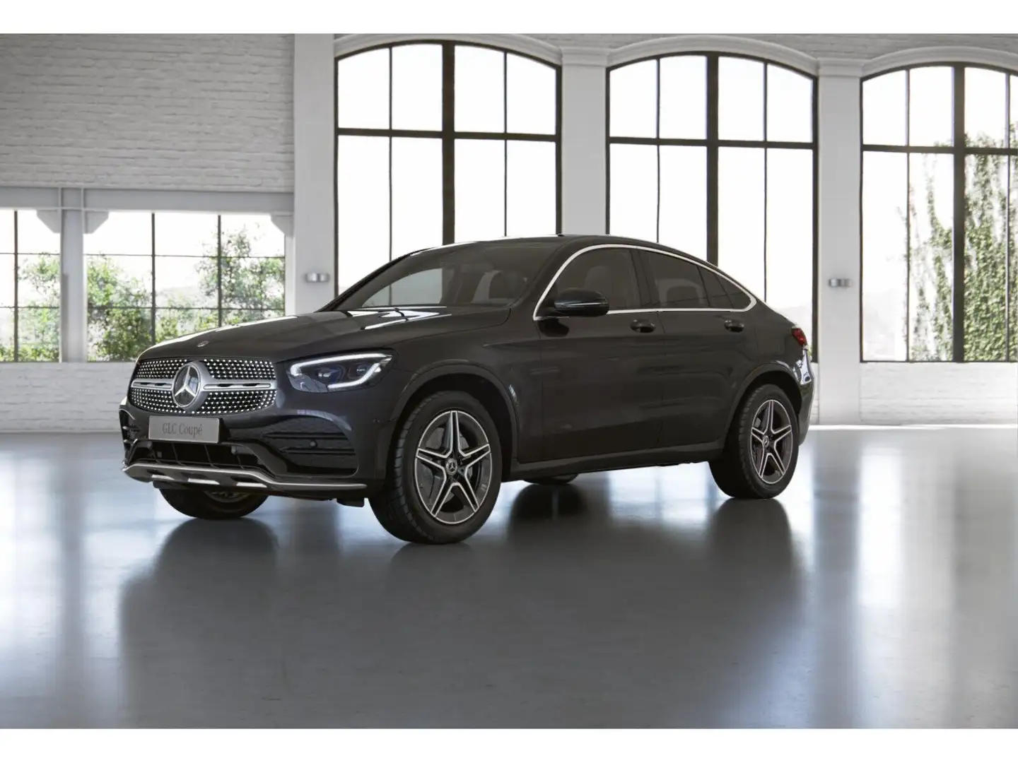 Mercedes-Benz GLC 220 d 4MATIC Coupé PTS SHZ Navi LED EASY-PACK Grau - 2