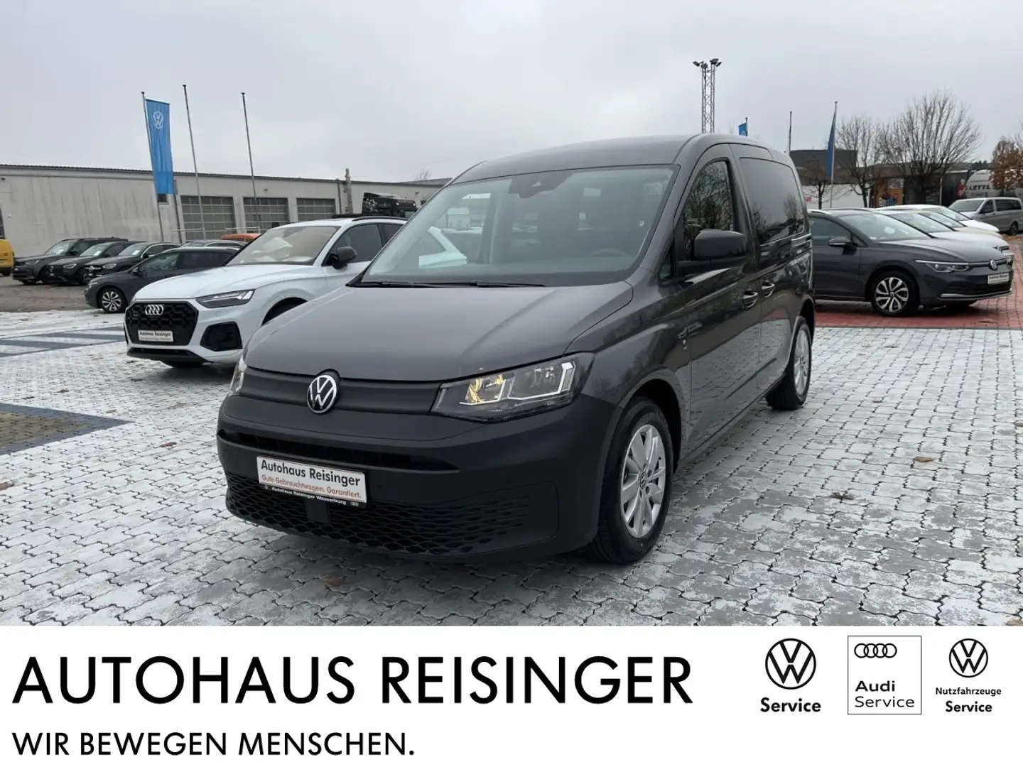 Volkswagen Caddy Kombi 2.0 TDI (NAVI,RearView,GRA,LaneAssist) Grau - 1
