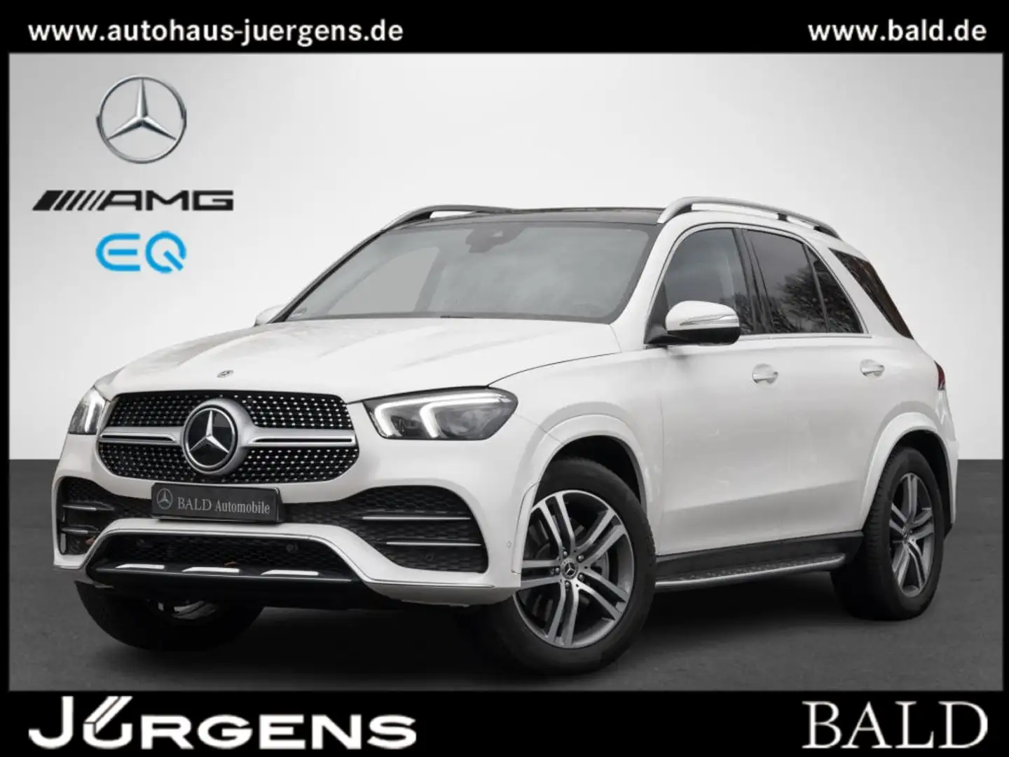 Mercedes-Benz GLE 450 4M AMG/Wide/ILS/Pano/Burm/360/Easy-P/21" Weiß - 1