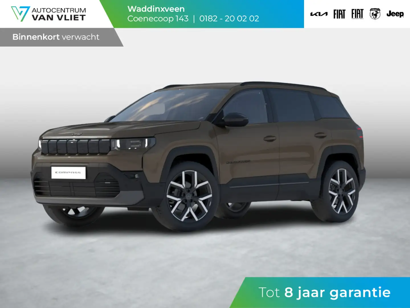 Jeep Compass First Edition 74 kWh | Adapt. Cruise | Camera | Ca Bruin - 1