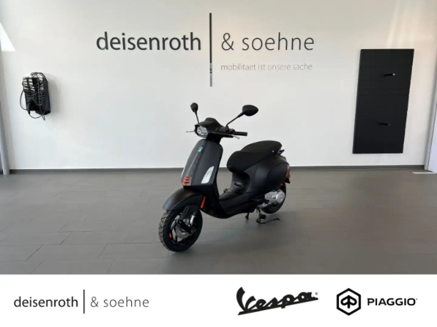 Vespa Sprint 50 S Schwarz Convinto Matt Negru - 1
