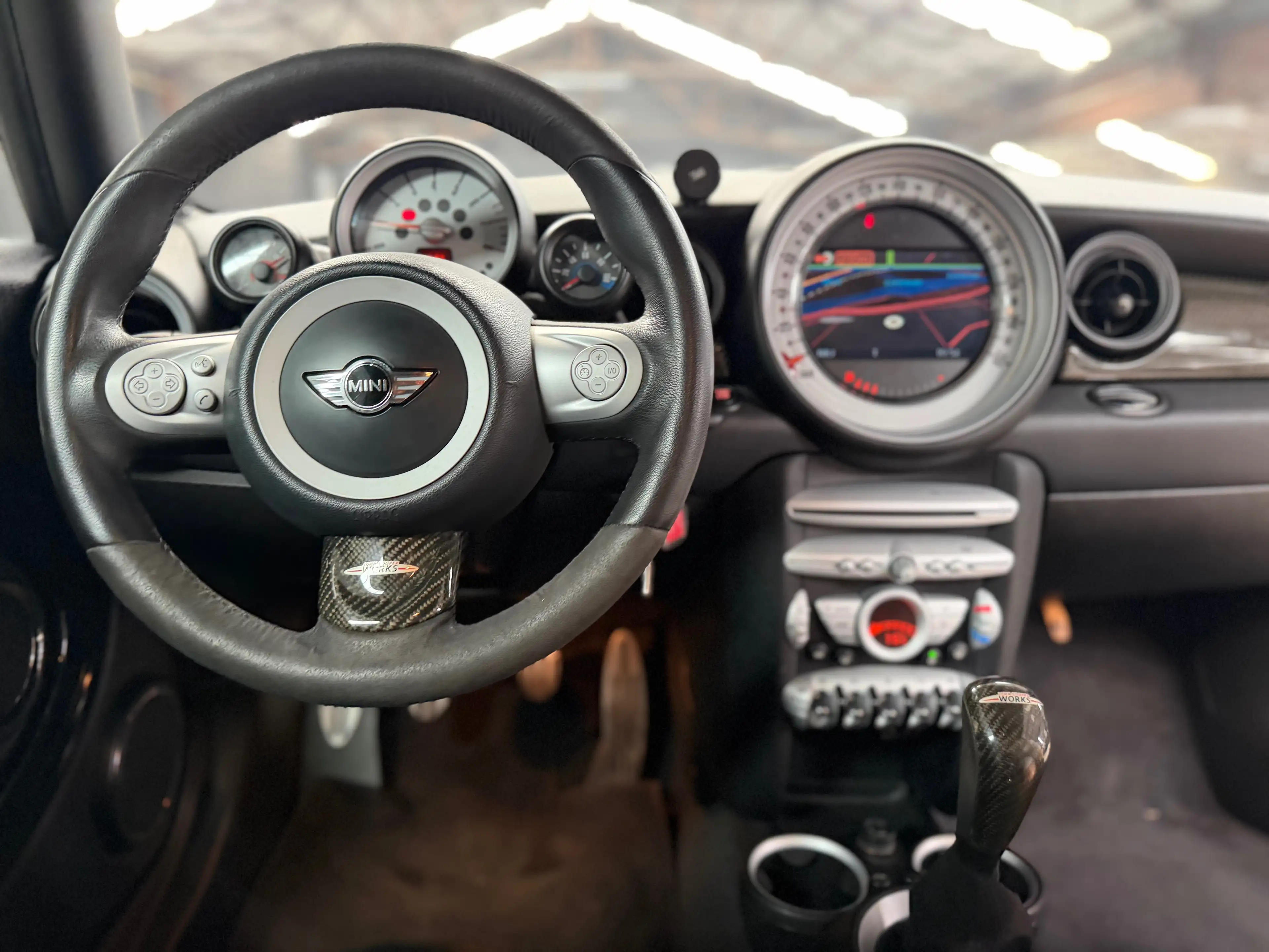MINI John Cooper Works 1.6i JCW * GPS * CUIR * SIEGE CH * CLIM * CRUISE * GARANTIE — photo 10