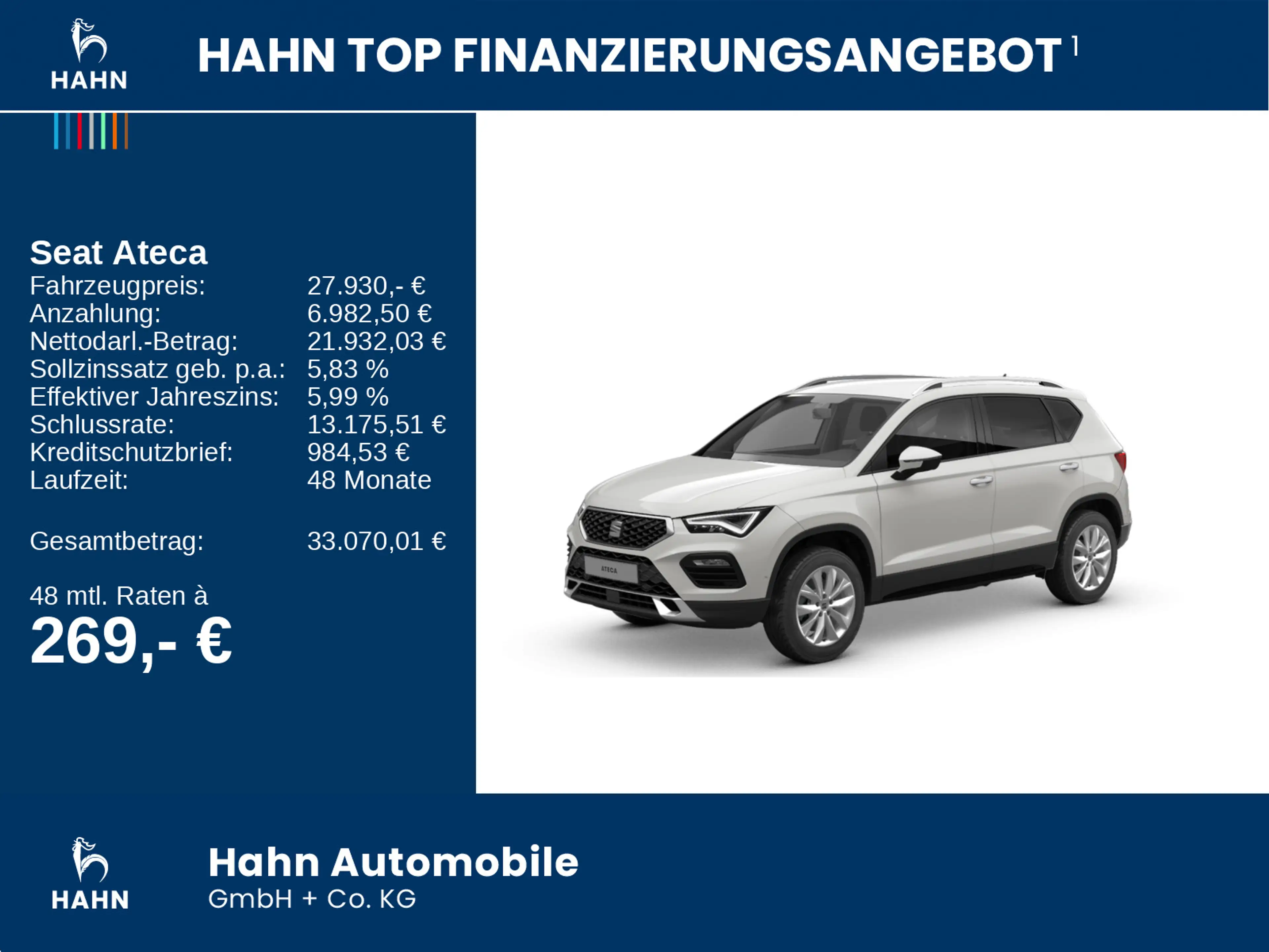SEAT Ateca 1.5TSI DSG Style AHK Nav LED ACC Cam eHeck — photo 2