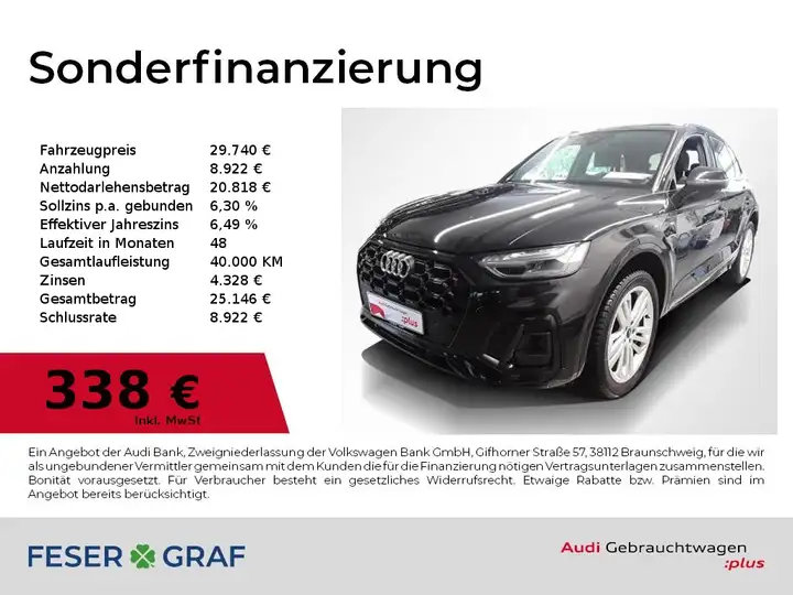Audi Q5 50 TFSIe qu S Line Ext Navi,Matrix,Sitzhzg,Kamera,