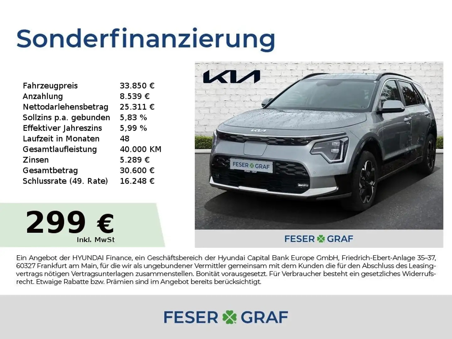 Kia e-Niro INSPIRATION Grau - 1