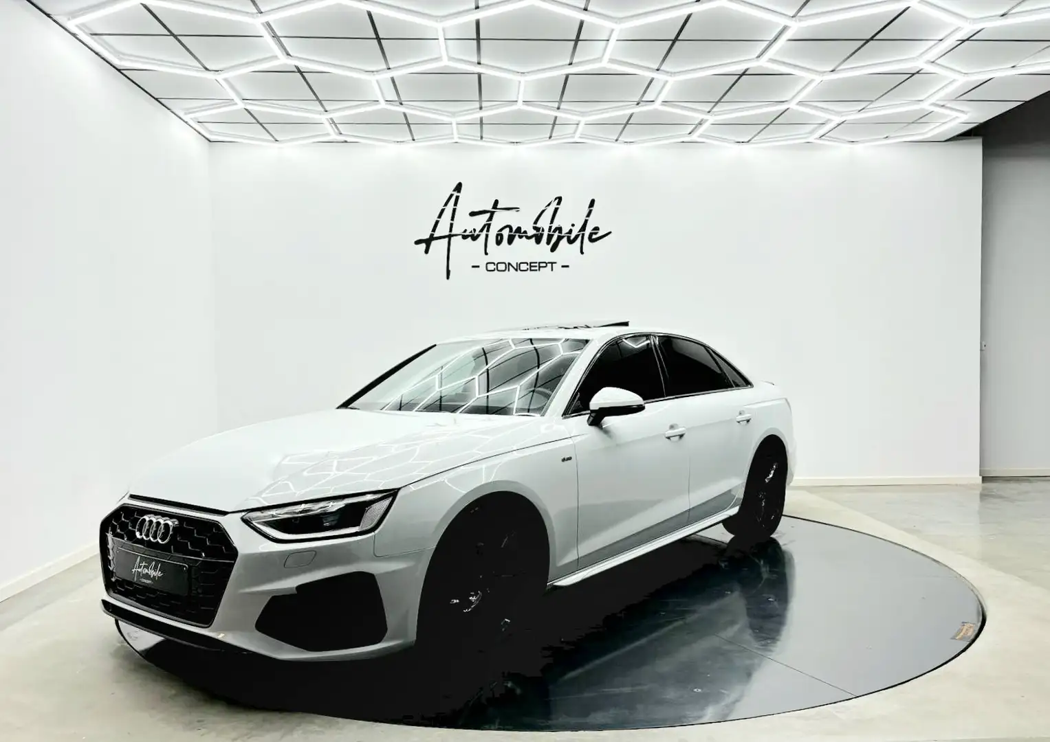 Audi A4 ✅️1AN GARANTIE✅️ELECTRIC+ESSENCE ✅️S-LINE✅️TOIT OU Beyaz - 1