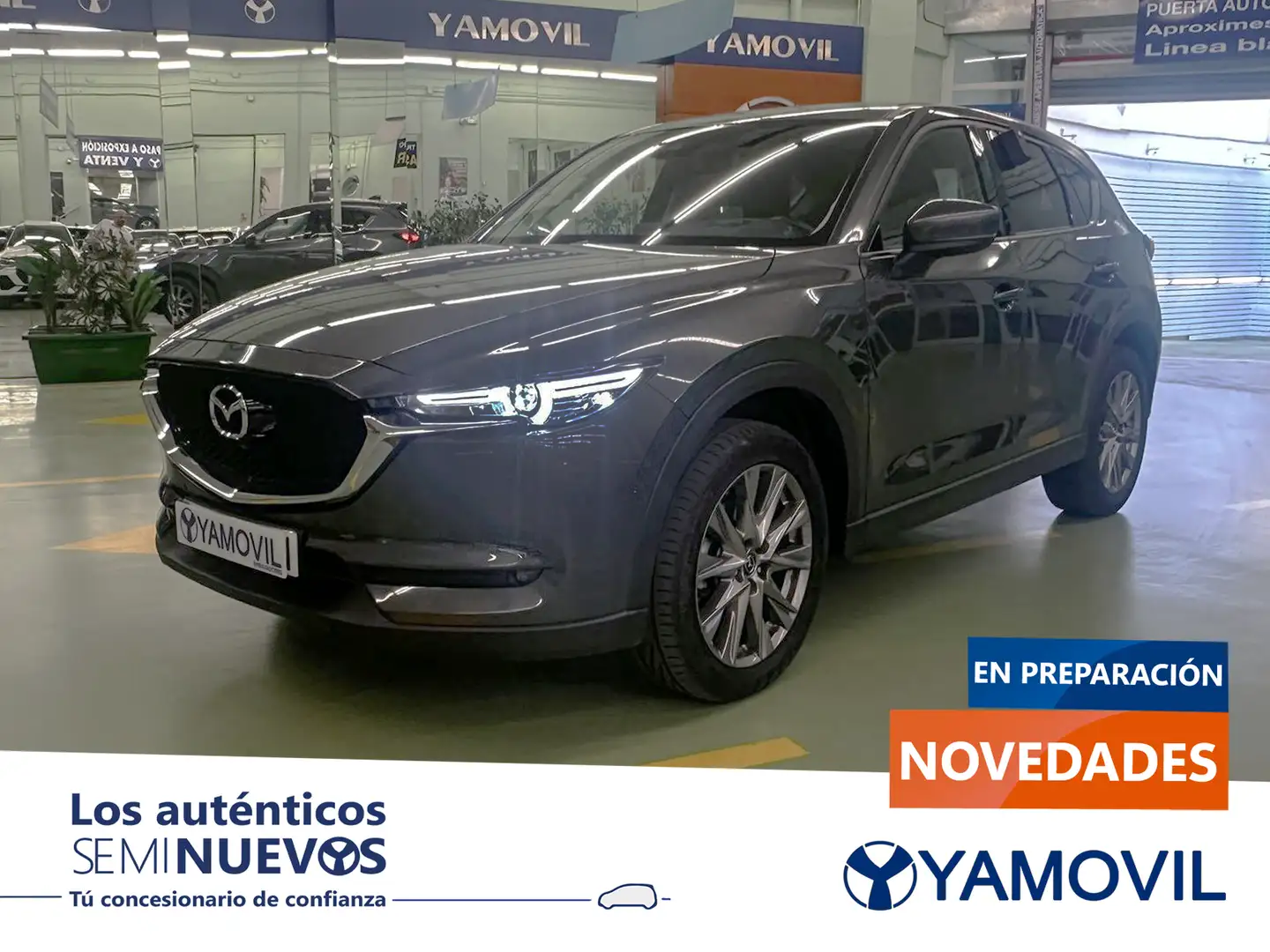Mazda CX-5 2.2 Skyactiv-D Zenith 2WD 110kW Gris - 1