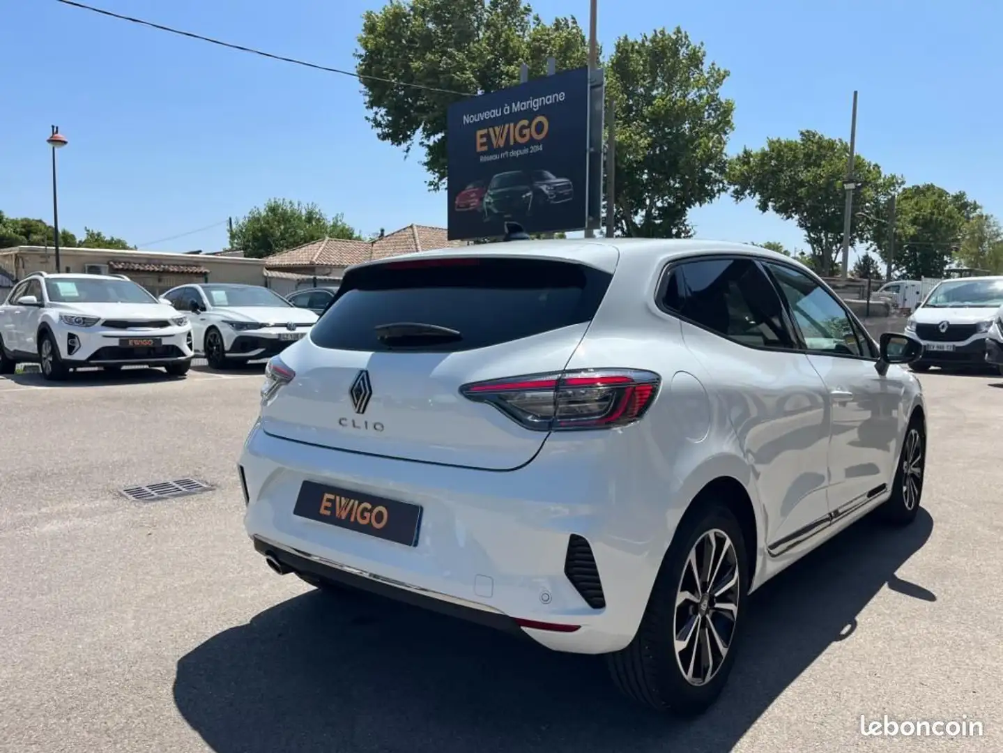 Renault Clio 1.0 TCE 90CH TECHNO 1ERE MAIN Blanc - 2