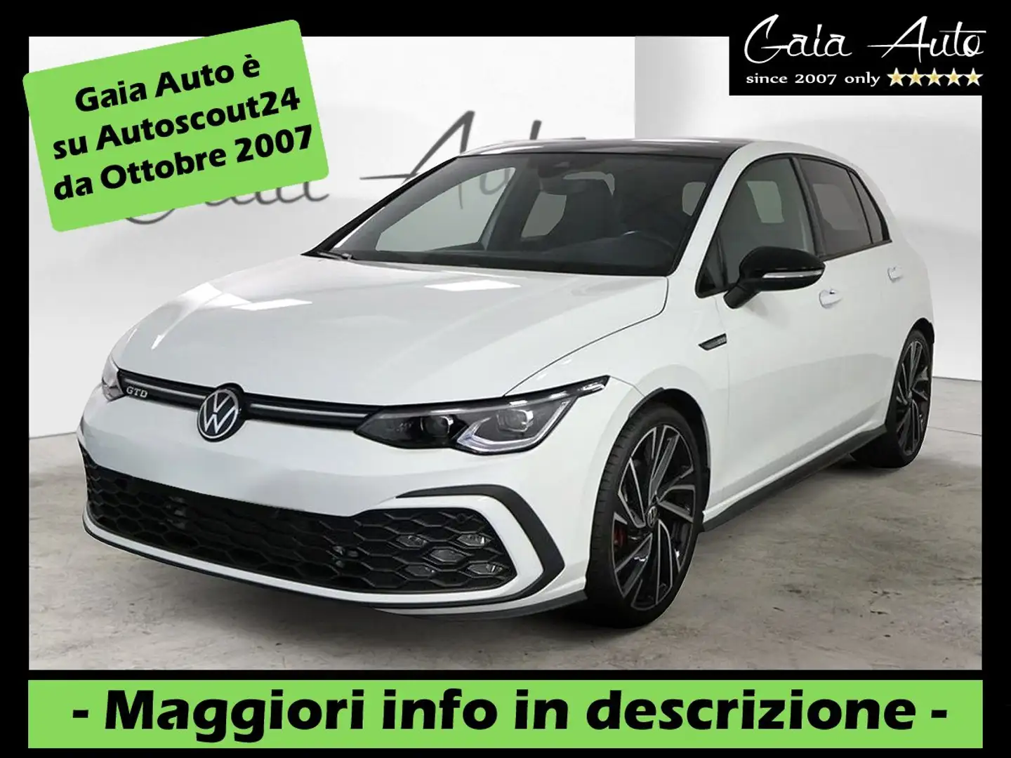 Volkswagen Golf 2.0TDI GTD 200CV dsg (valuta le nostre offerte) Bianco - 1