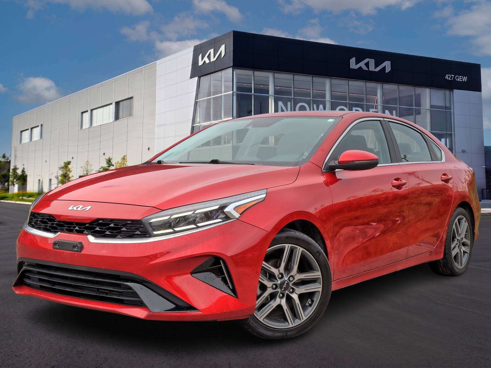Red 2023 Kia Forte Sedan  Automatic