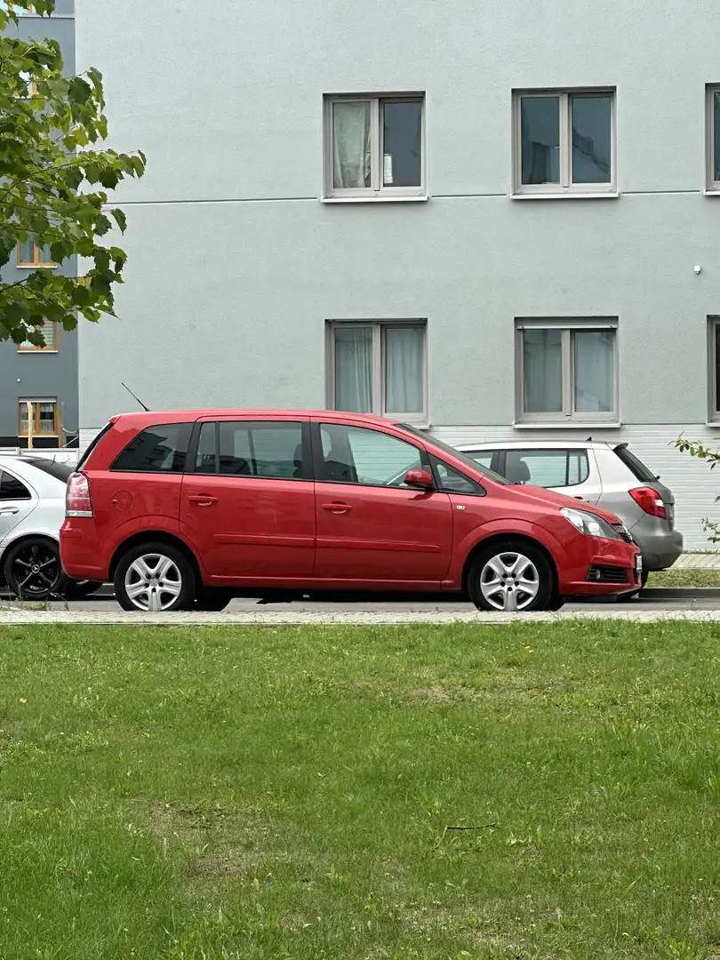 Opel Zafira OpelZafira B 1.6CNGErdgas+Benzin tuv 11.25 7Sitze Rouge - 1