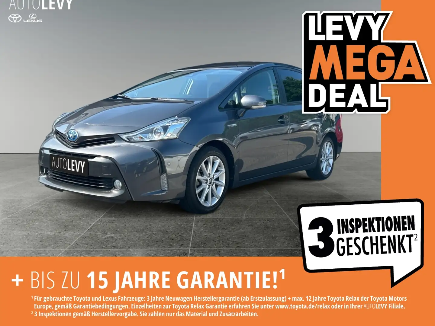 Toyota Prius+ 1.8 Business Plus +LEDER Grau - 1
