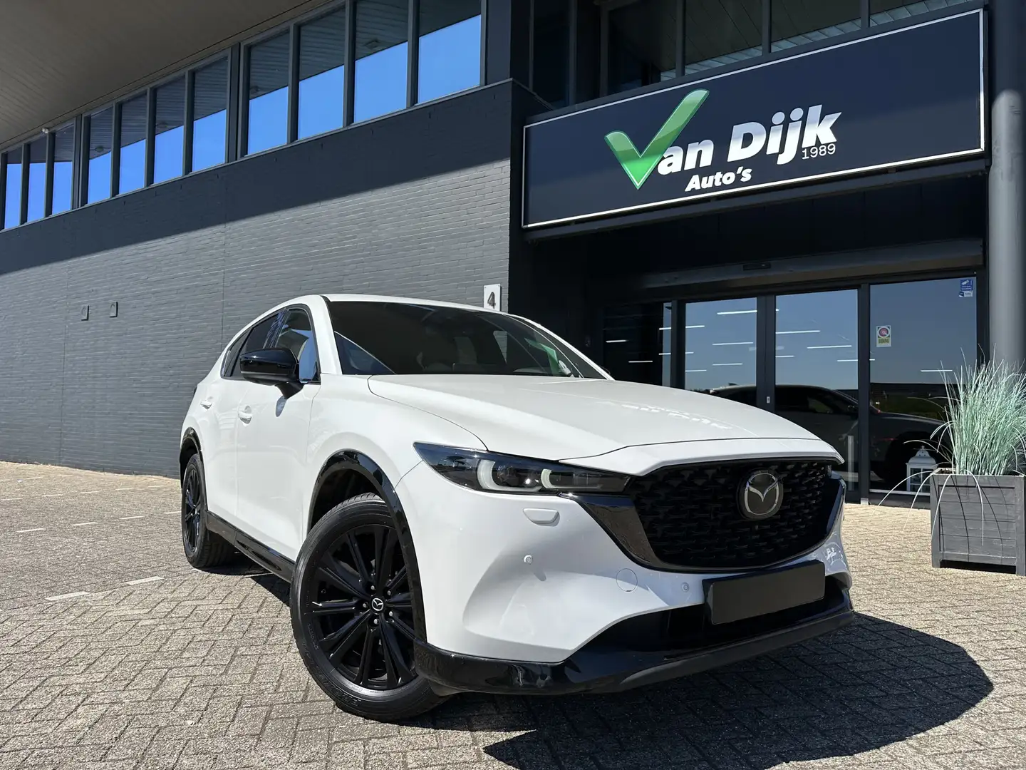 Mazda CX-5 2.0 M Hybrid Homura Navi 360Camera Bose Leer El.Kl Blanc - 1