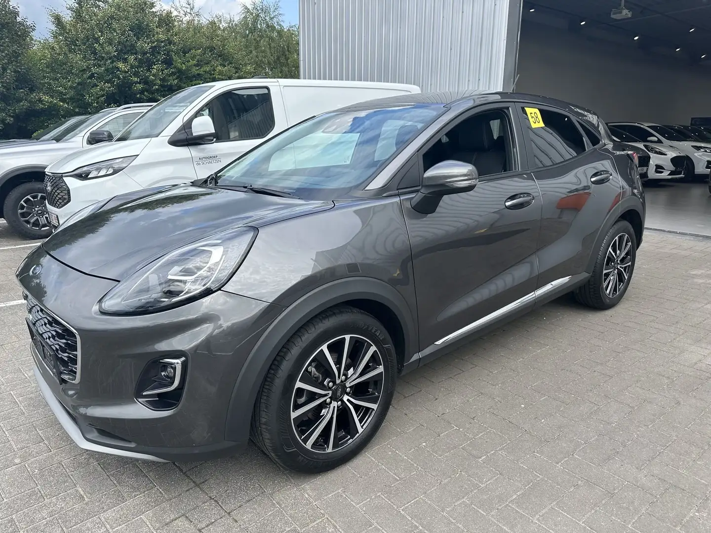 Ford Puma 1.0Mhev 125pk Titanium+airco+winter pack+DAB+crui Gris - 1