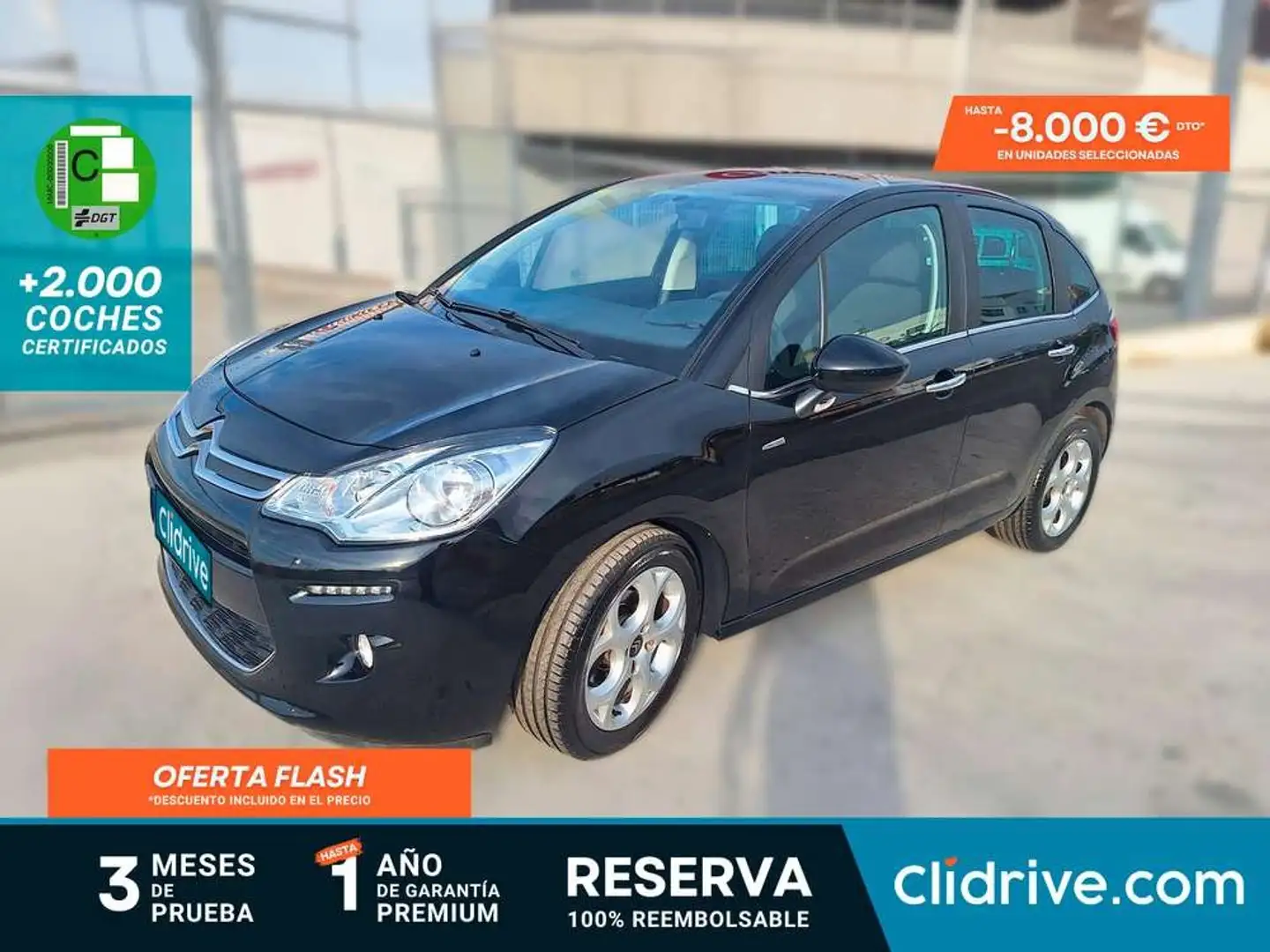 Citroen C3 1.2 PureTech Live Edition 82 Negro - 1