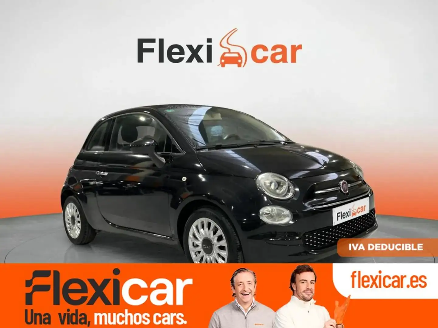 Fiat 500 Lounge 1.2 8v 51KW (69 CV) Noir - 1