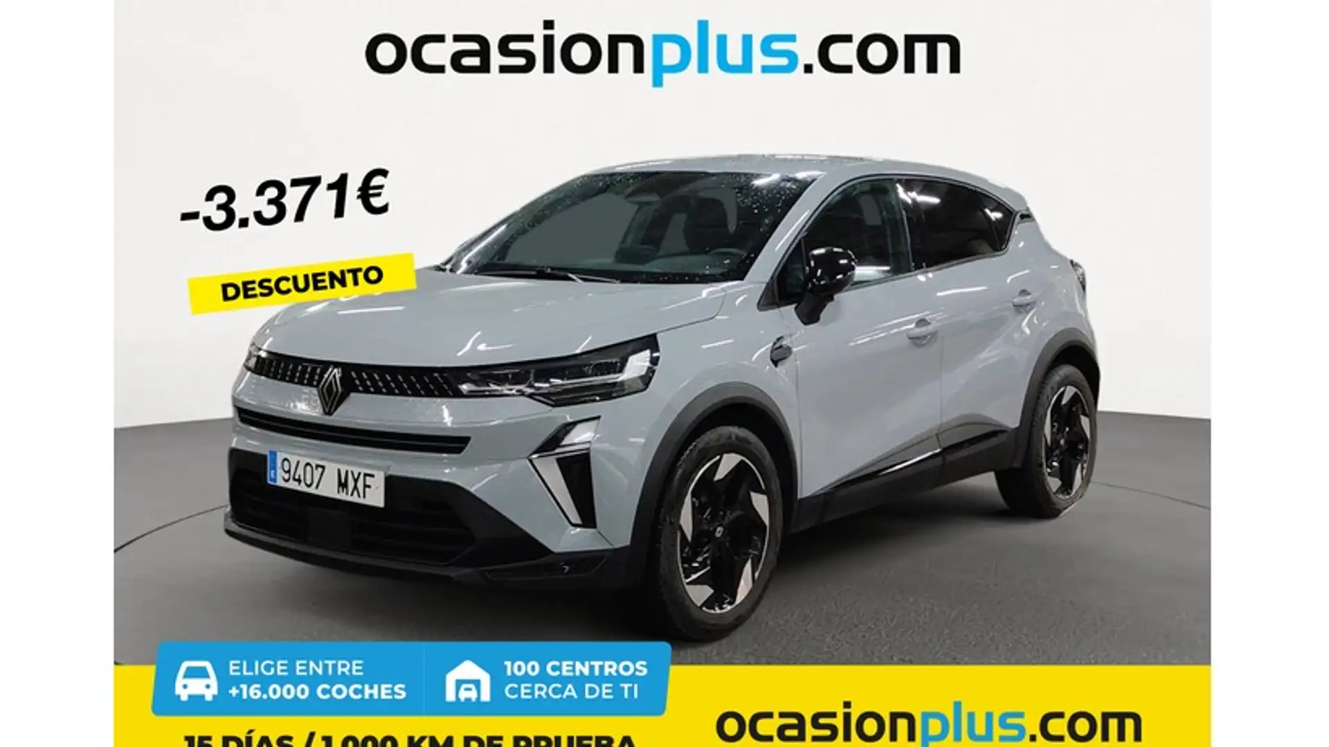 Renault Captur TCe Techno 67kW Gris - 1
