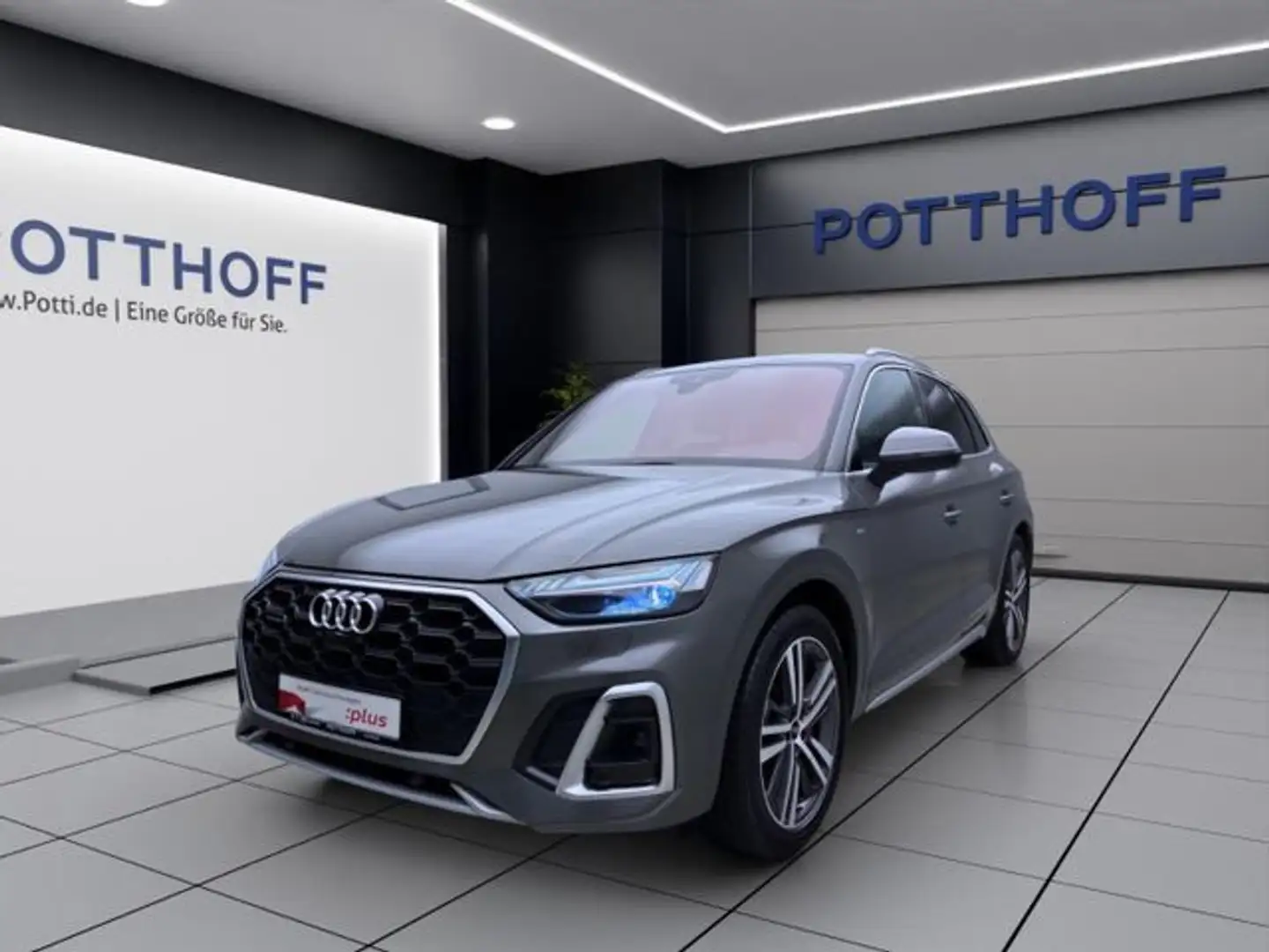 Audi Q5 55 TFSIe Q S LINE AHK NAVI+ PDC MATRIX Grau - 1