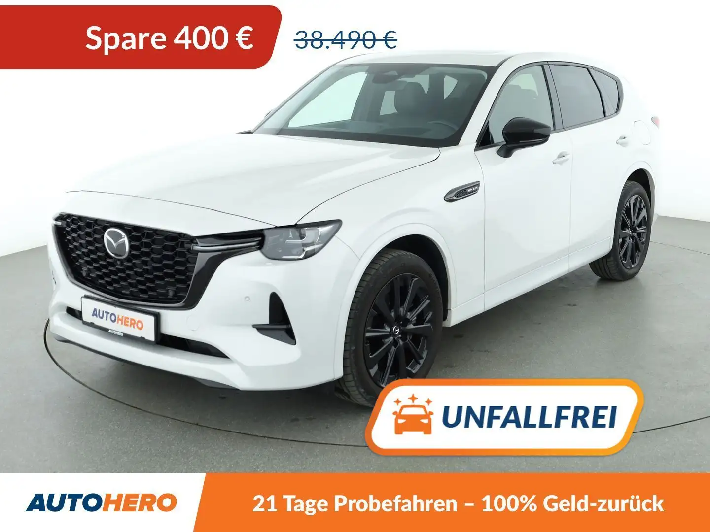 Mazda CX-60 2.5 e-Skyactiv Plug-in Hybrid Homura AWD Aut*NAVI* Blanc - 1