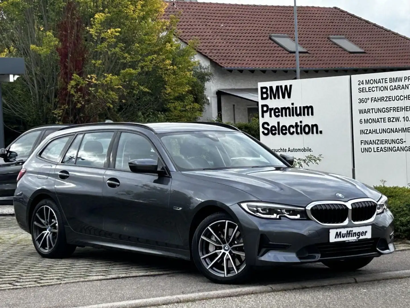 BMW 330 e T.xDr.Sport Leder HUD Kamera LiveP.HiFi 18" Grigio - 2