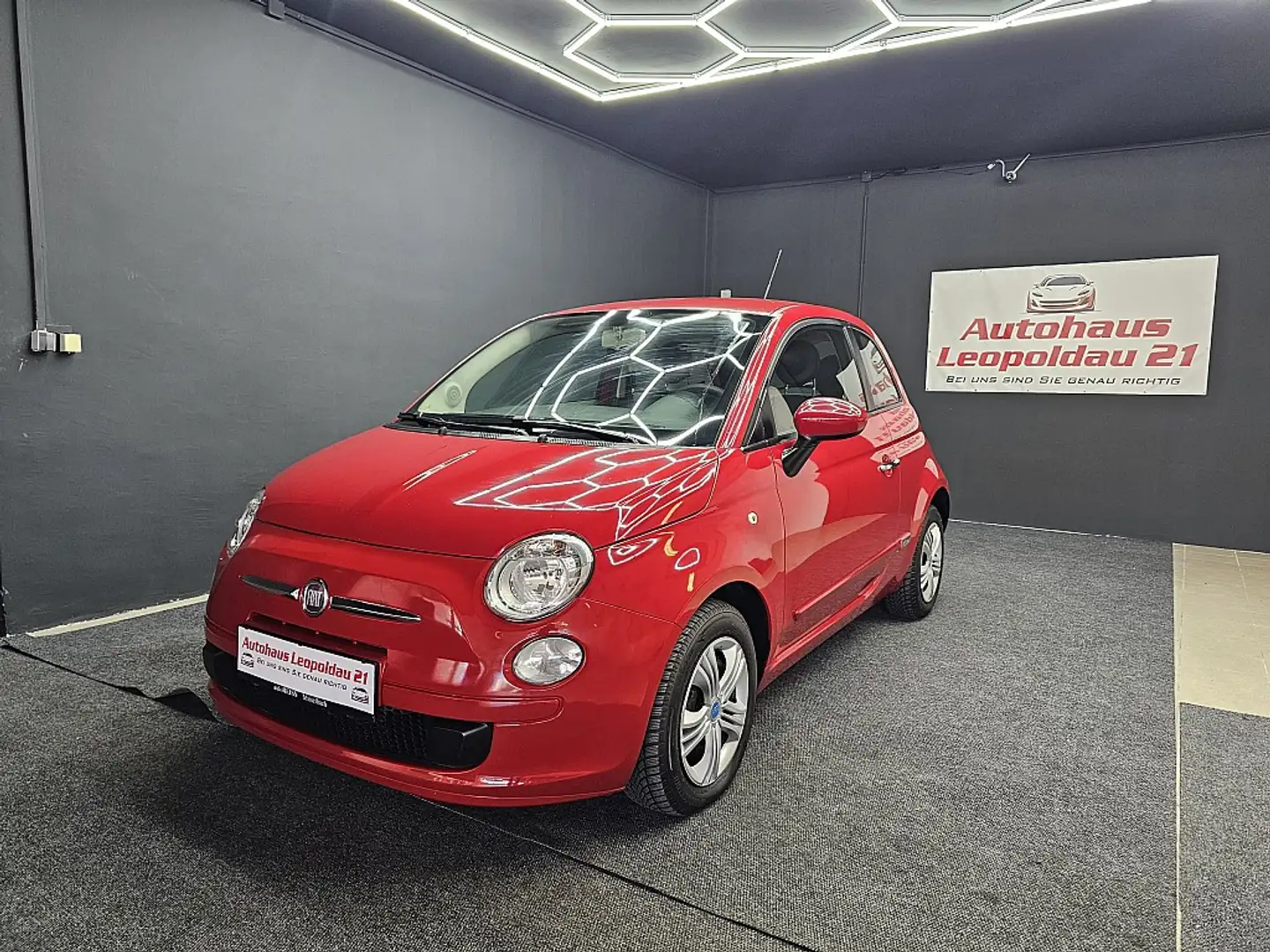 Fiat 500 1,2 69 Lounge Rot - 1
